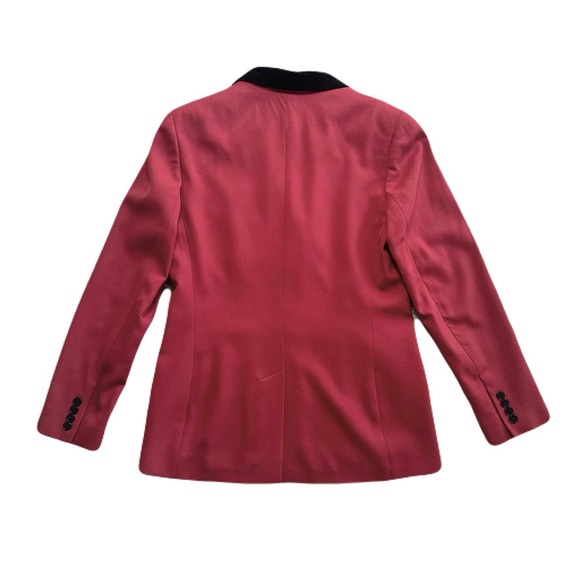 Vintage Lauren Ralph Lauren Light Wool Blend Blazer Jacket Coat Small-Medium - Picture 2 of 7